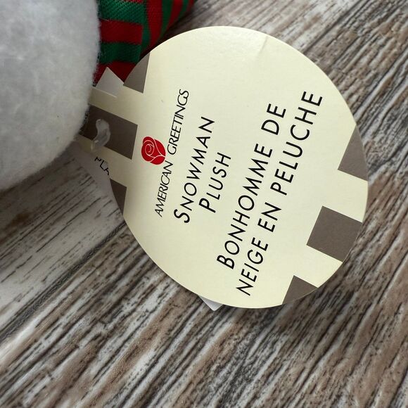 American Greetings Snowman Plush - Picture 7 of 7
